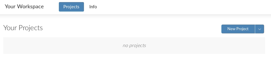 create a new project